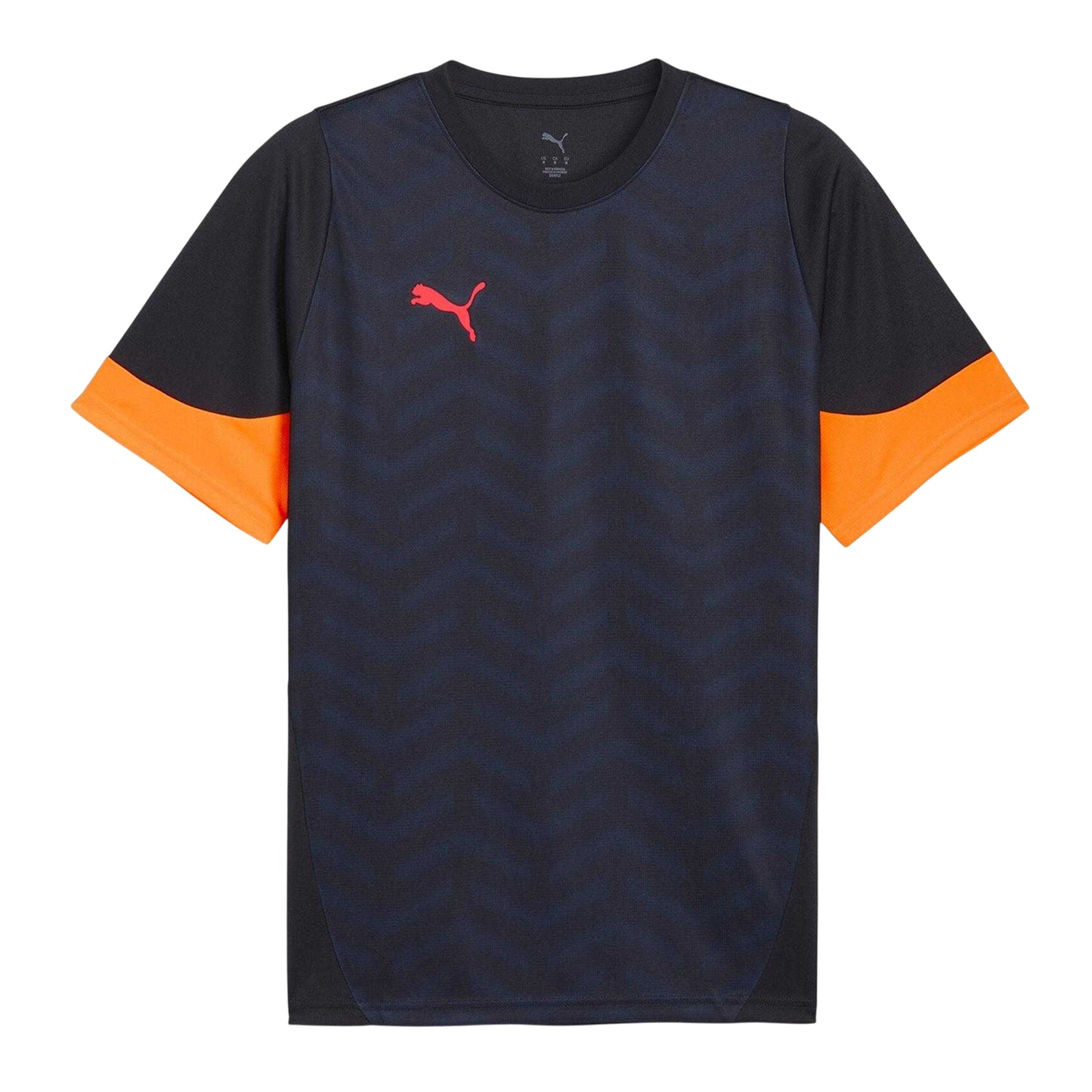 Navy-Orange - Front - Puma Mens IndividualCUP Football Jersey