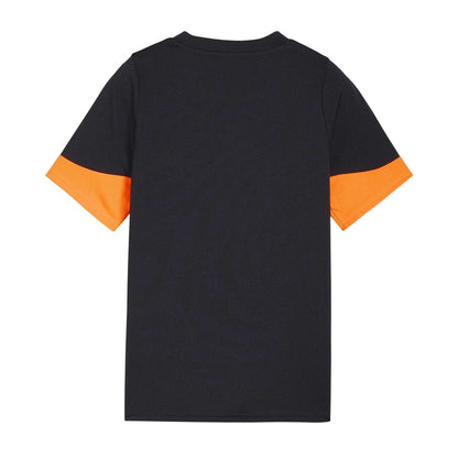 Navy-Orange - Back - Puma Childrens-Kids IndividualCUP Jersey