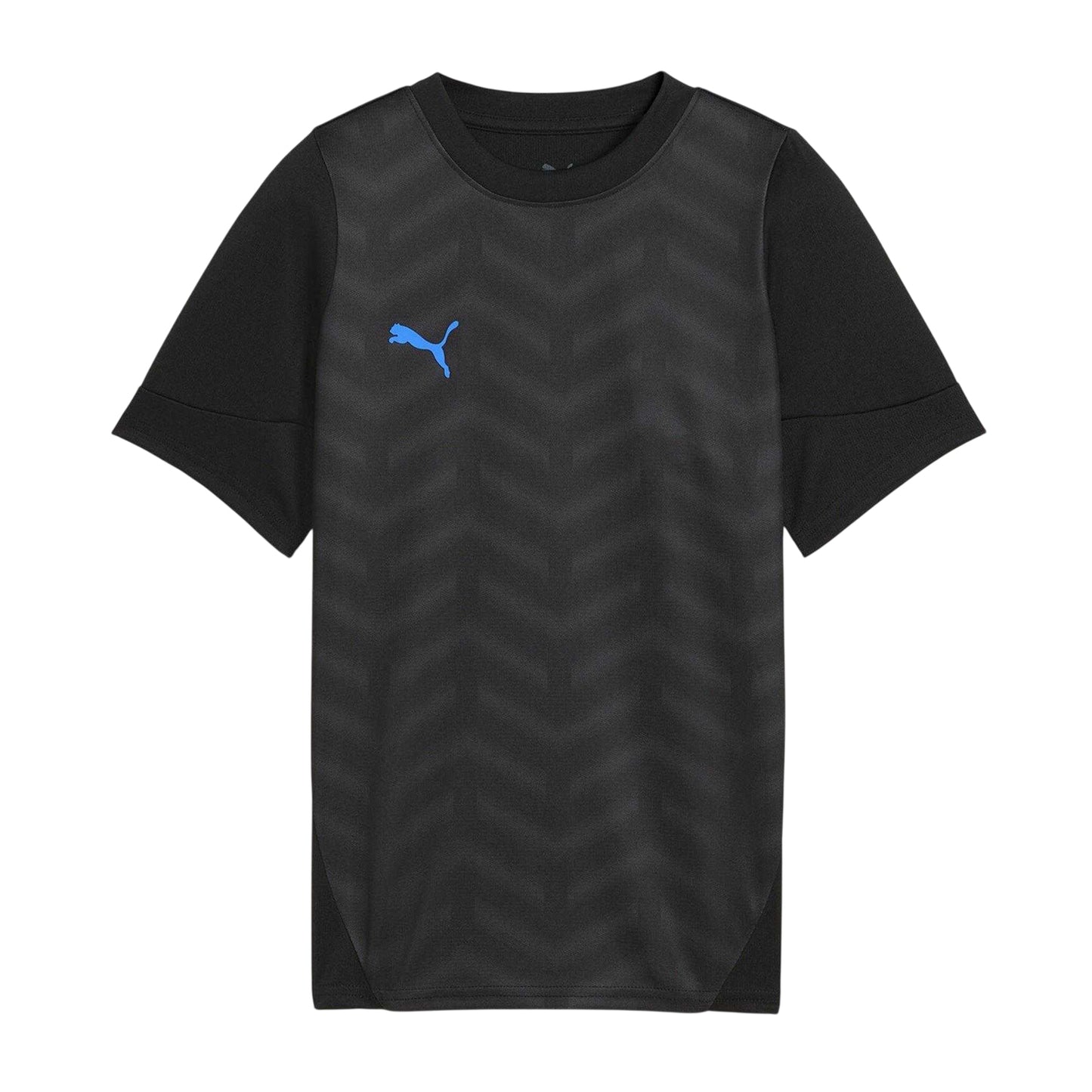 Black-Blue - Front - Puma Childrens-Kids IndividualCUP Jersey
