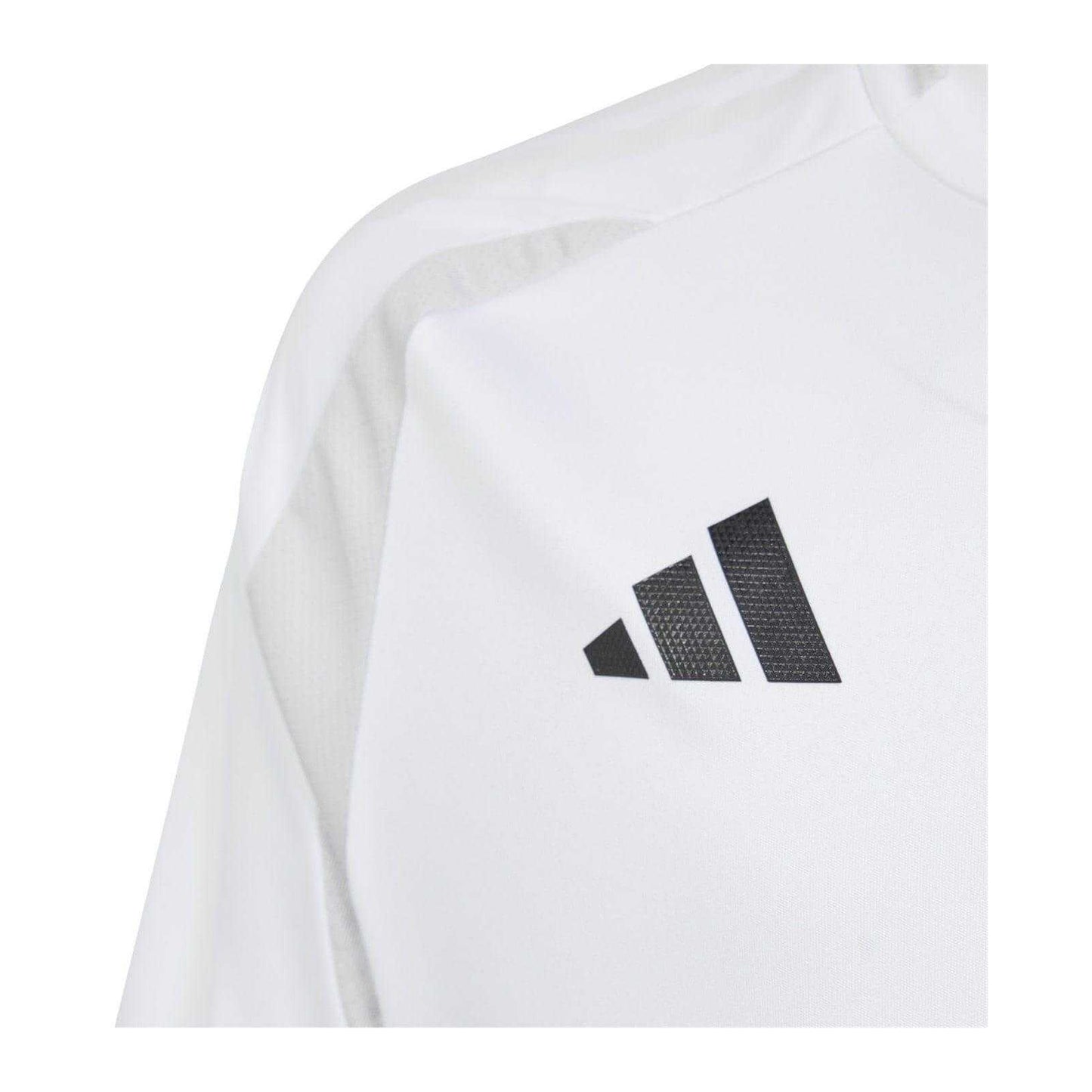 White - Side - Adidas Childrens-Kids Tiro 24 T-Shirt