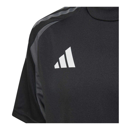Black - Side - Adidas Childrens-Kids Tiro 24 T-Shirt