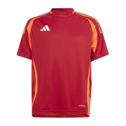 Team Power Red - Front - Adidas Childrens-Kids Tiro 24 T-Shirt