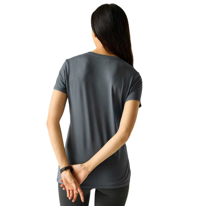 Dark Storm - Back - Regatta Womens-Ladies Fingal Graphic Print Walking T-Shirt