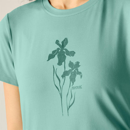 Ivy Moss - Lifestyle - Regatta Womens-Ladies Fingal Graphic Print Walking T-Shirt