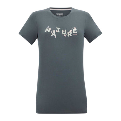 Dark Storm - Front - Regatta Womens-Ladies Fingal Graphic Print Walking T-Shirt