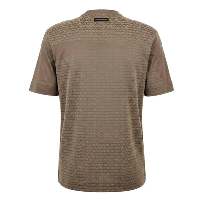 Walnut - Back - Emporio Armani Mens EA7 T-Shirt