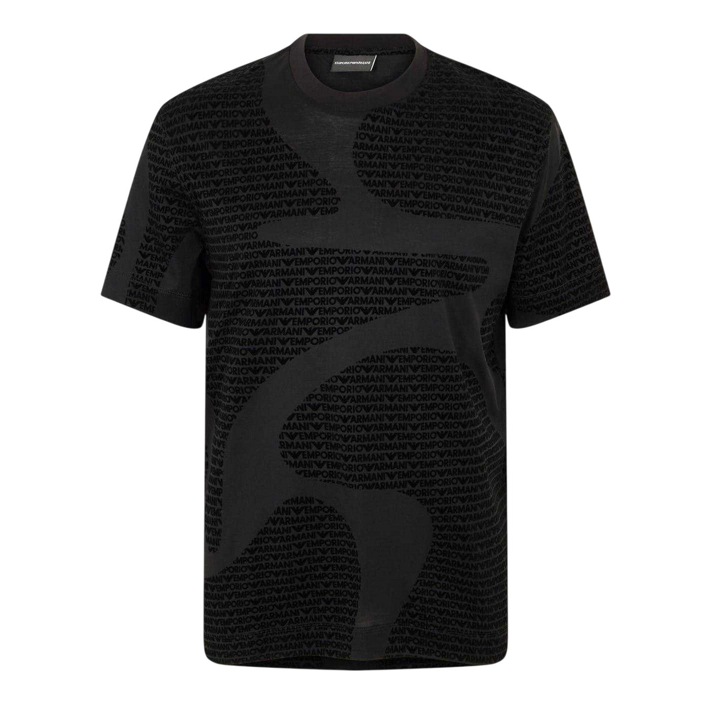 Black - Front - Emporio Armani Mens EA7 T-Shirt