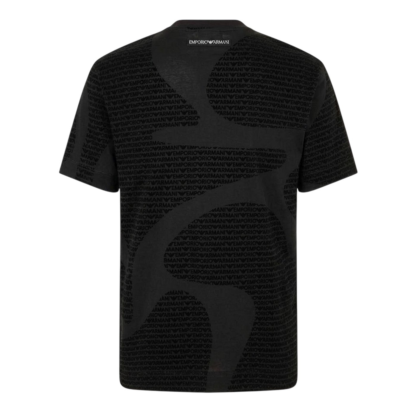 Black - Back - Emporio Armani Mens EA7 T-Shirt
