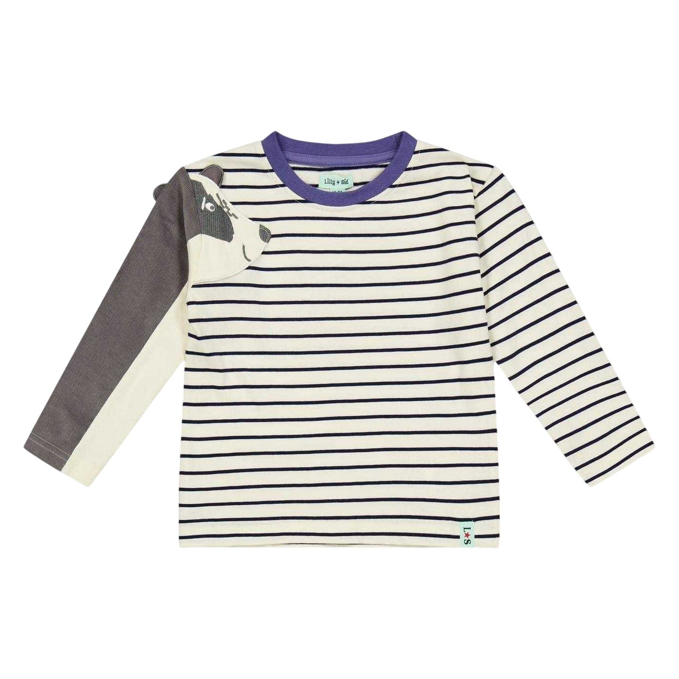 Multicoloured - Front - Lilly & Sid Childrens-Kids Badger Regular Casual T-Shirt