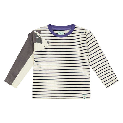 Multicoloured - Front - Lilly & Sid Childrens-Kids Badger Regular Casual T-Shirt