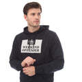 Navy - Side - Weekend Offender Mens Garrison Hoodie