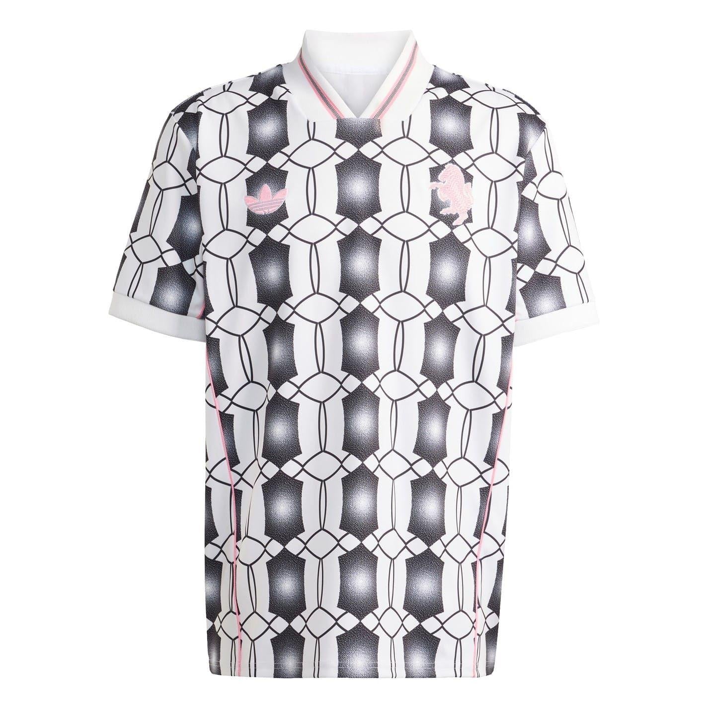 White-Black - Front - Adidas Mens 25-26 Juventus FC Football Jersey