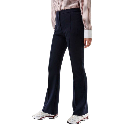 Blue - Front - Lacoste Womens-Ladies Regular Trousers