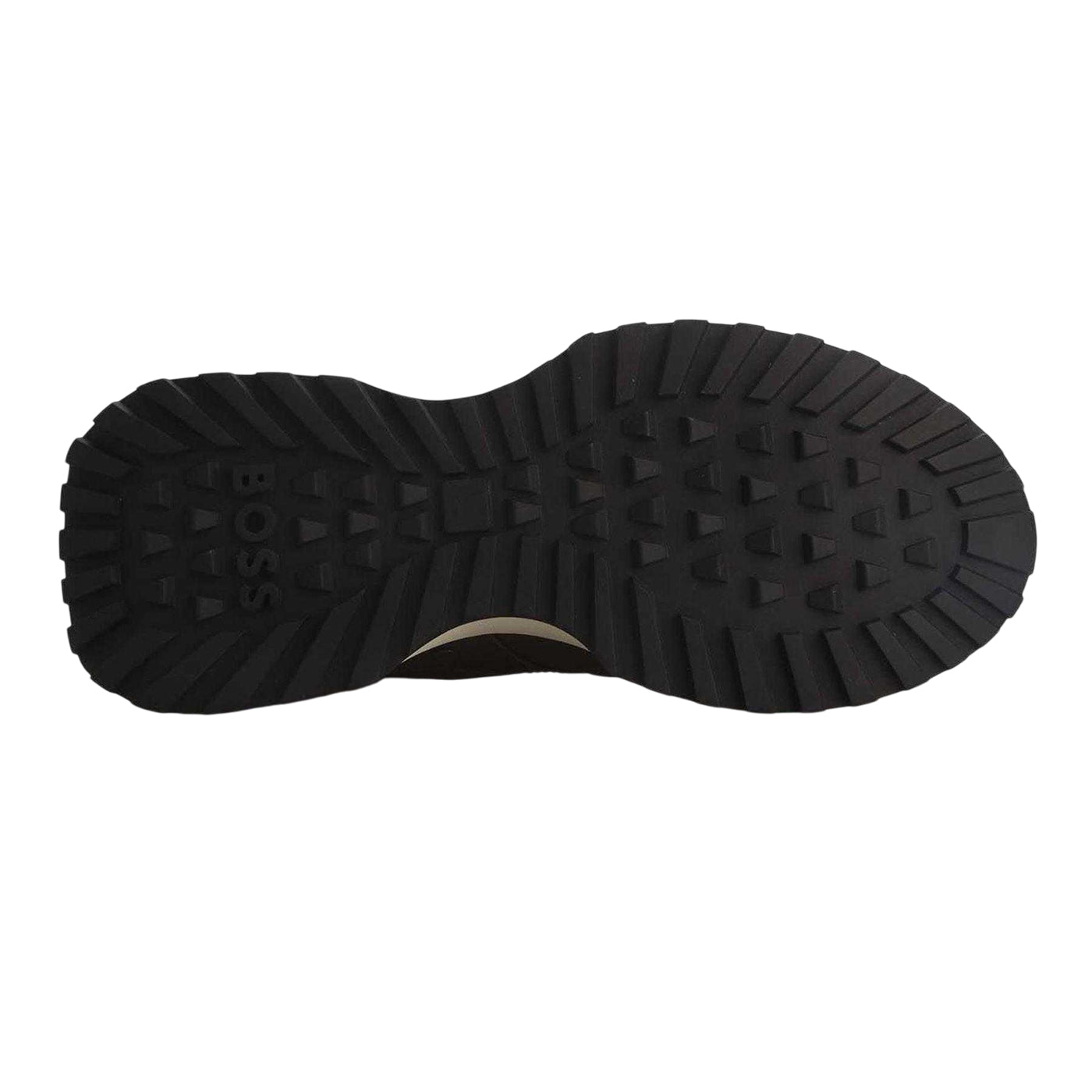 Green - Side - Boss Mens Jonah Cow Leather Trainers