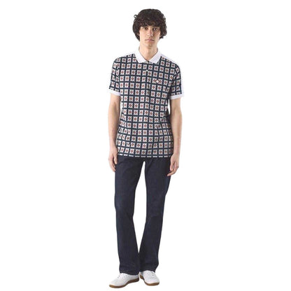 Multicoloured - Lifestyle - Pretty Green Mens Timperley Geometric Polo Shirt