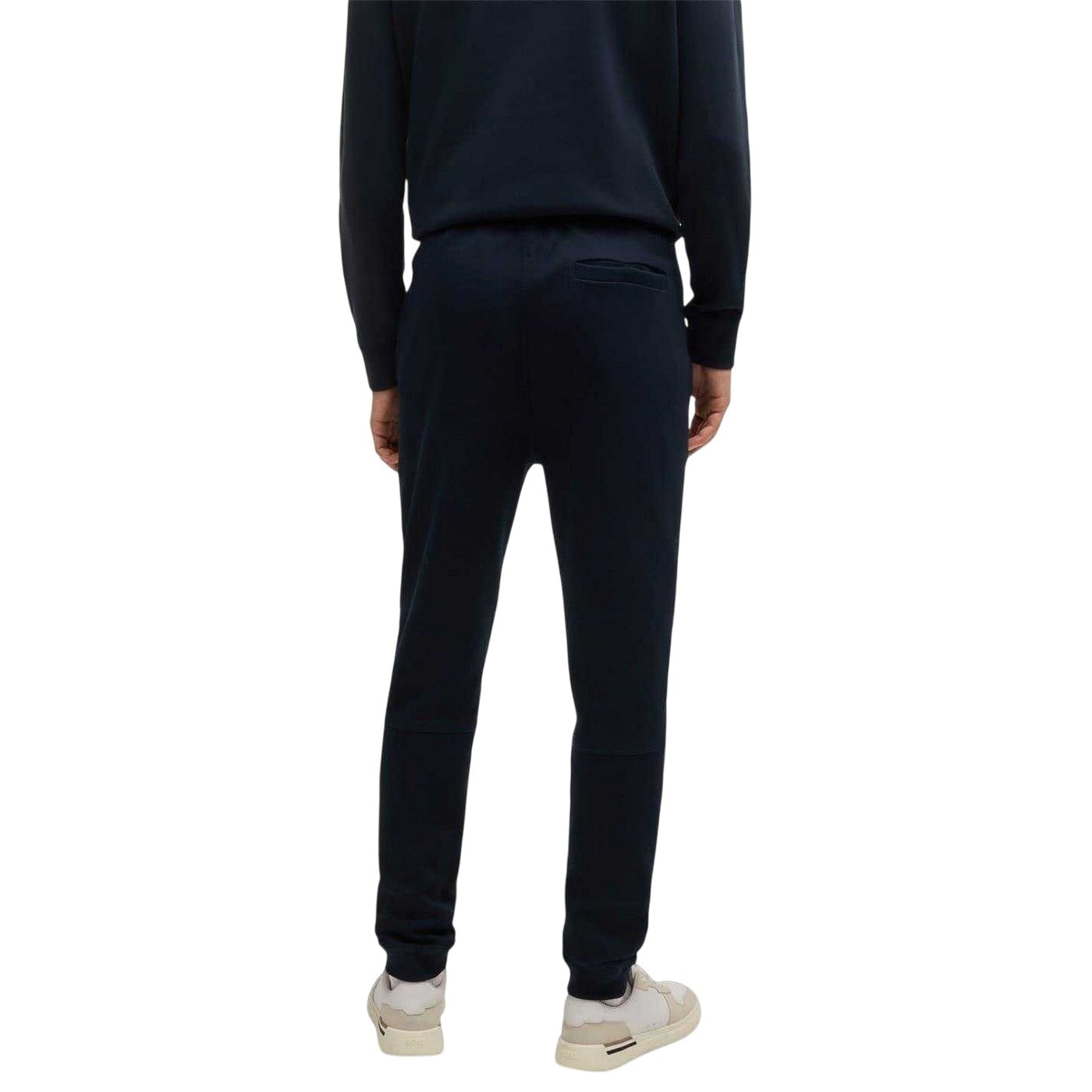 Dark Blue - Back - Boss Mens Sestart Slim Jogging Bottoms
