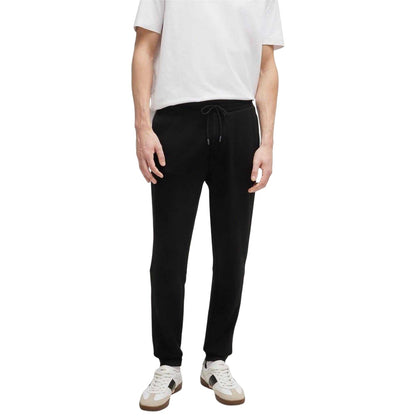 Black - Front - Boss Mens Sestart Slim Jogging Bottoms