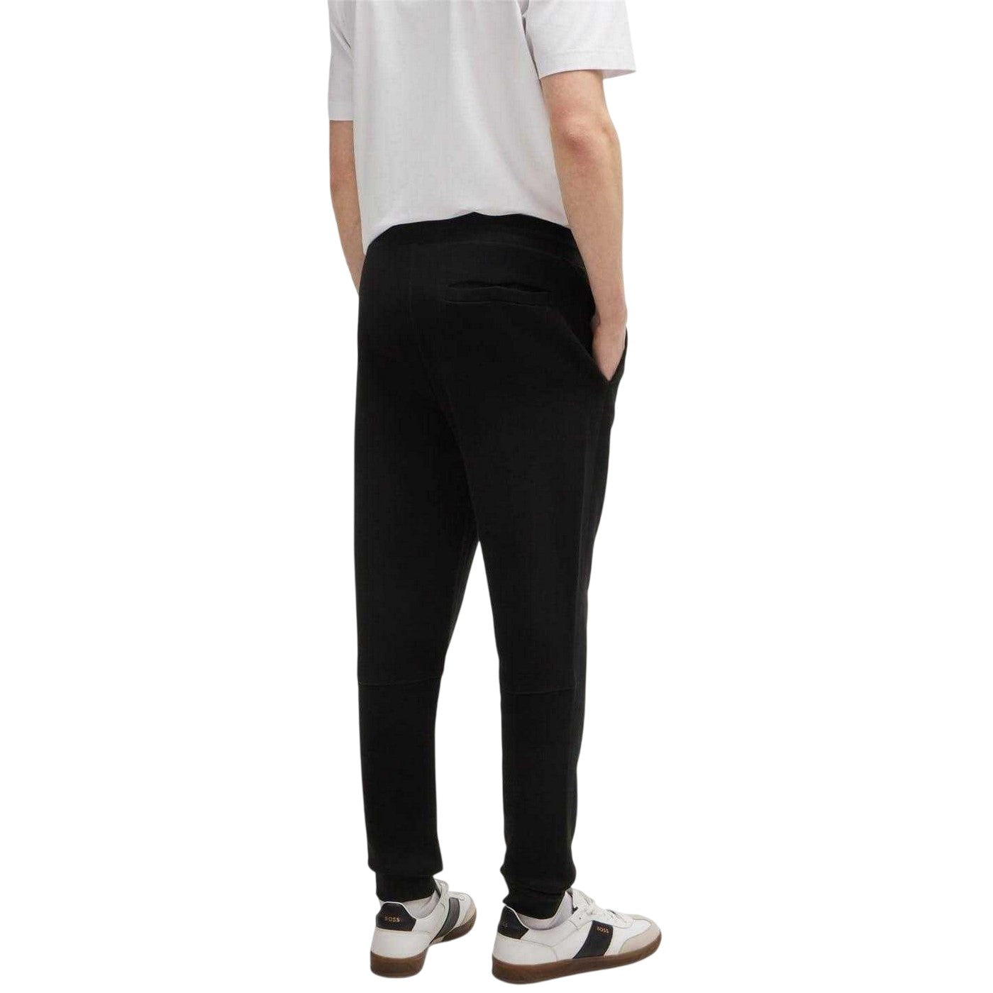 Black - Back - Boss Mens Sestart Slim Jogging Bottoms