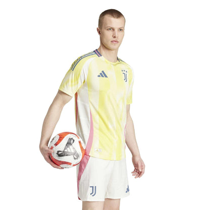 Yellow Sulphur - Pack Shot - Juventus FC Mens 24-25 Adidas Away Jersey