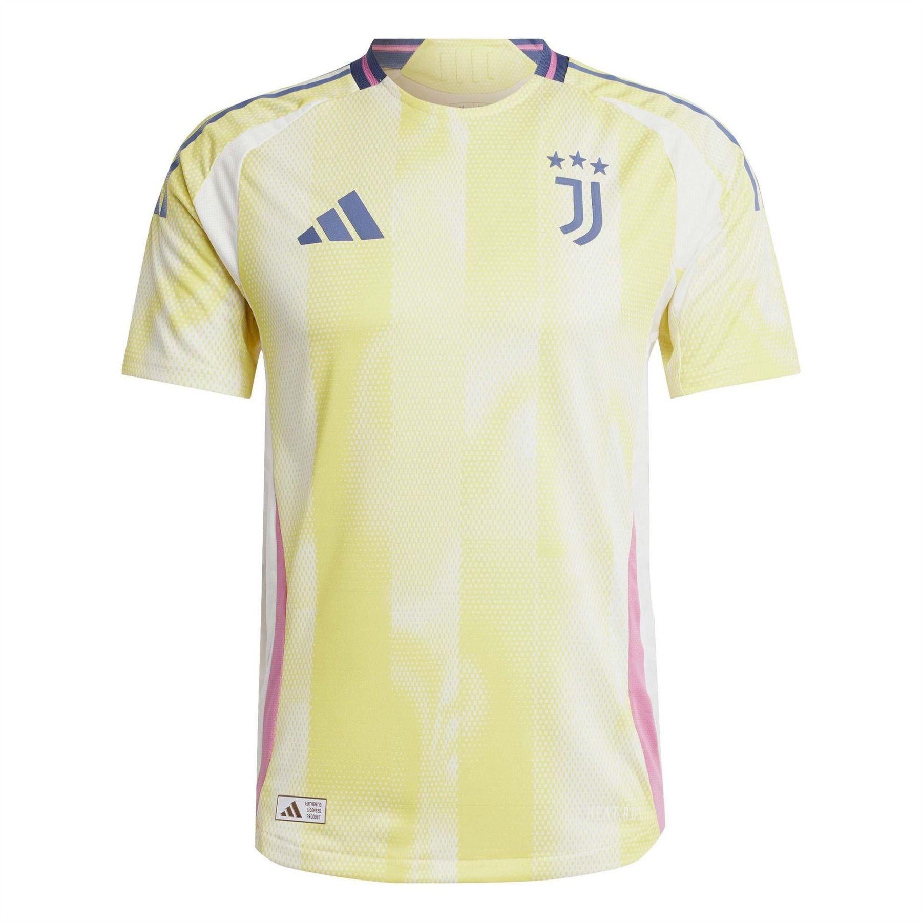 Yellow Sulphur - Front - Juventus FC Mens 24-25 Adidas Away Jersey