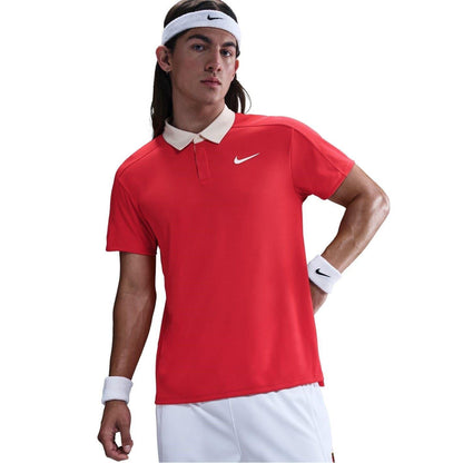 Crimson-White - Front - Nike Mens Performance Vest Top