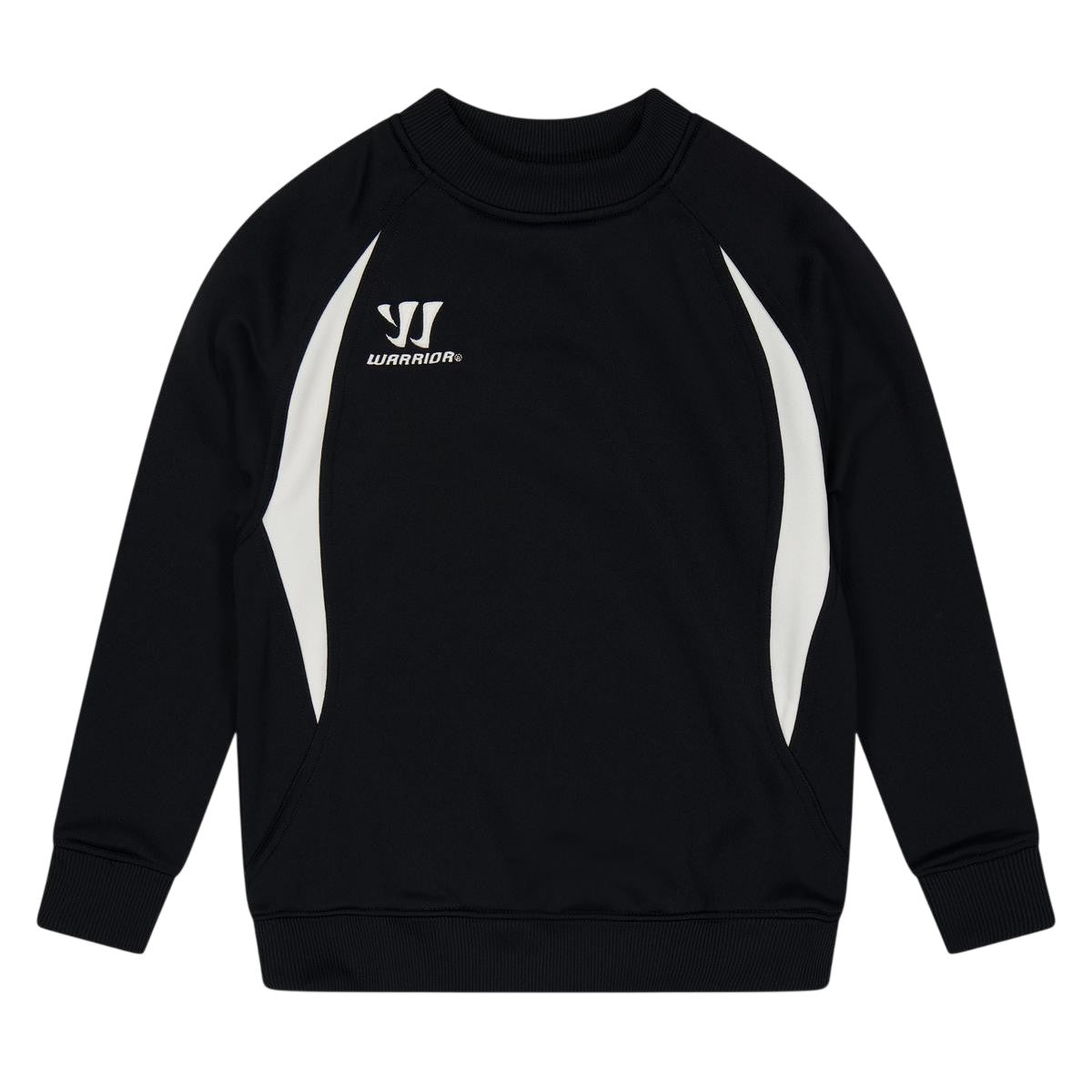 Black - Front - Warrior Childrens-Kids Raglan Training Sweatshirt