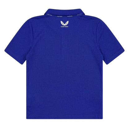 Surf the Web - Back - Castore Childrens-Kids Logo Short-Sleeved Polo Shirt