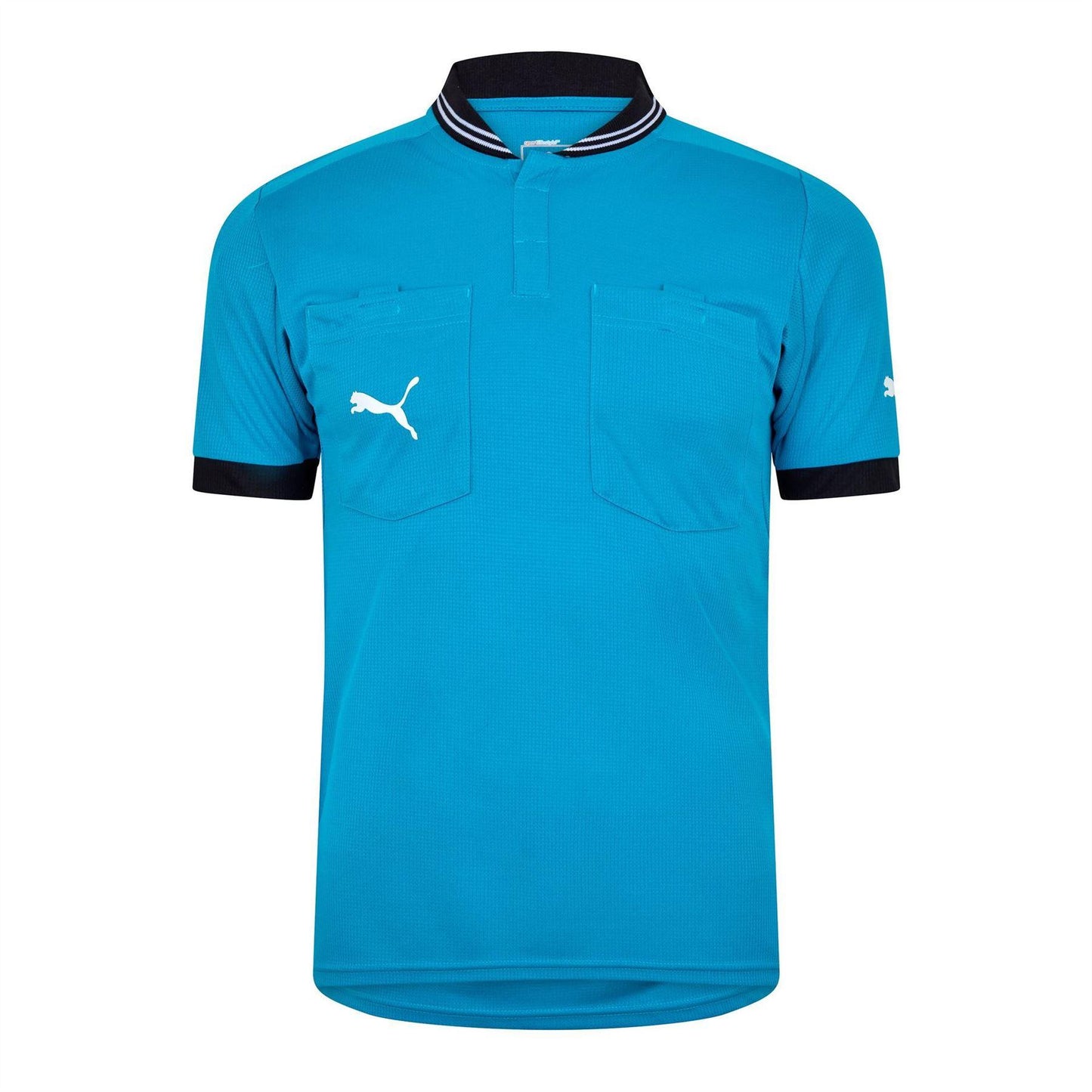 Blue - Front - Puma Mens Referee Polo Shirt