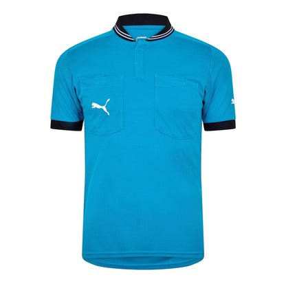 Blue - Front - Puma Mens Referee Polo Shirt