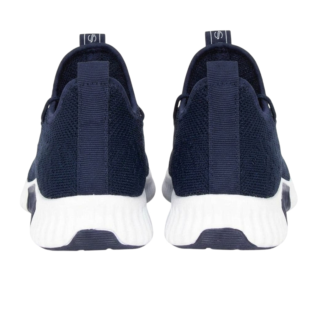 Navy - Back - Crosshatch Unisex Adult Rideout Mesh Trainers