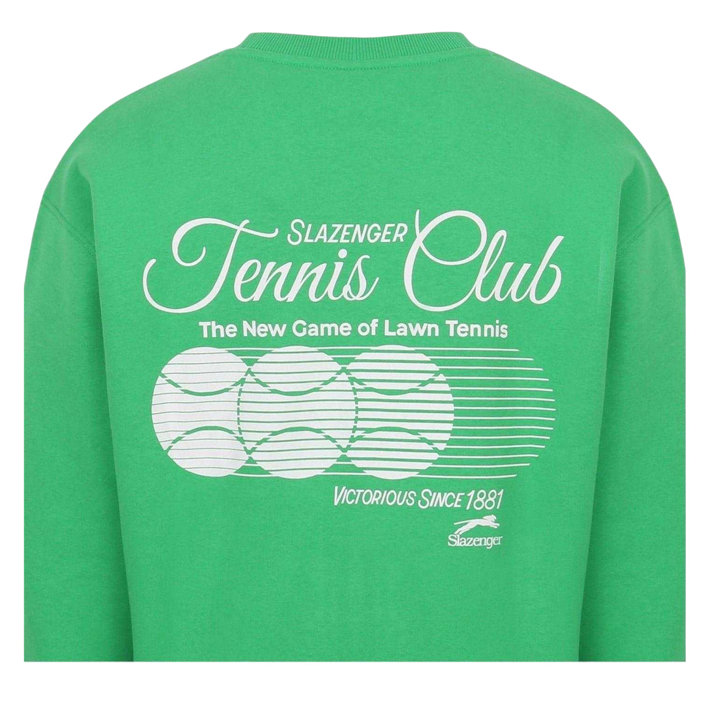 Green - Lifestyle - Slazenger Mens Graphic Print Regular Tennis Sweatshirt