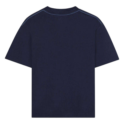 Navy - Back - Timberland Boys Logo Crew Neck T-Shirt