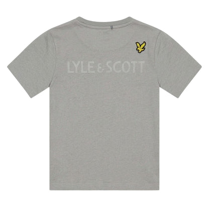 Sharkskin - Back - Lyle & Scott Boys Graphic Print Cotton Regular Short-Sleeved T-Shirt