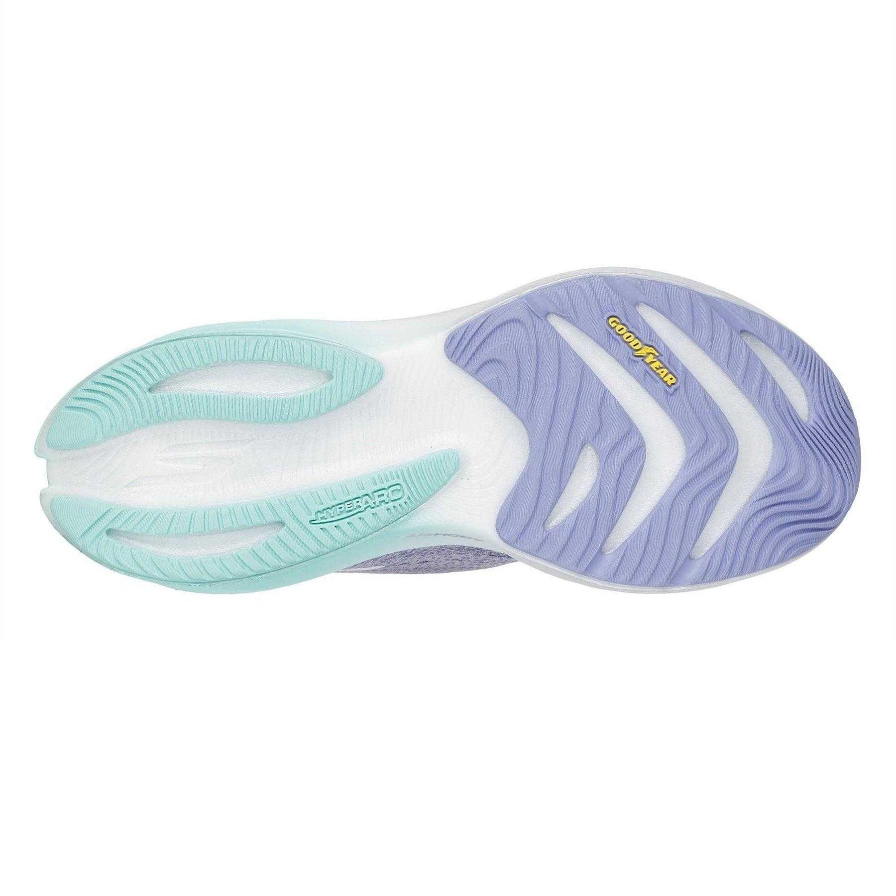 Purple-Aqua - Back - Skechers Womens-Ladies Aero Spark Trainers