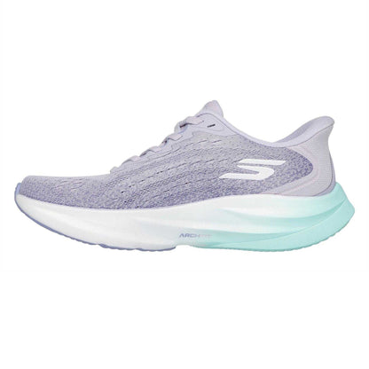 Purple-Aqua - Lifestyle - Skechers Womens-Ladies Aero Spark Trainers
