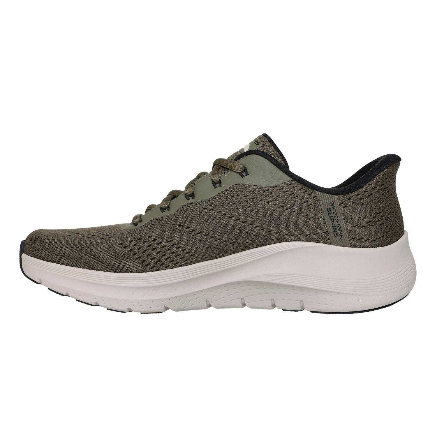 Olive - Lifestyle - Skechers Mens Arch Fit 2.0 Slip-In Trainers