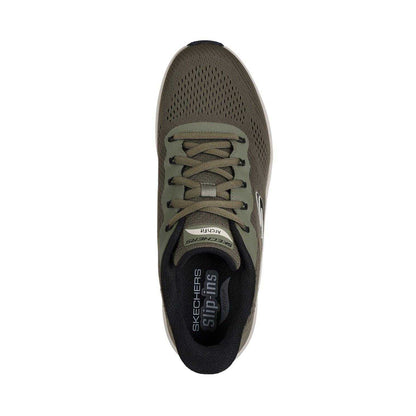 Olive - Pack Shot - Skechers Mens Arch Fit 2.0 Slip-In Trainers