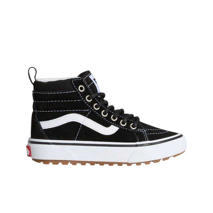 Black - Lifestyle - Vans Childrens-Kids SK8-Hi Suede Skate Shoes