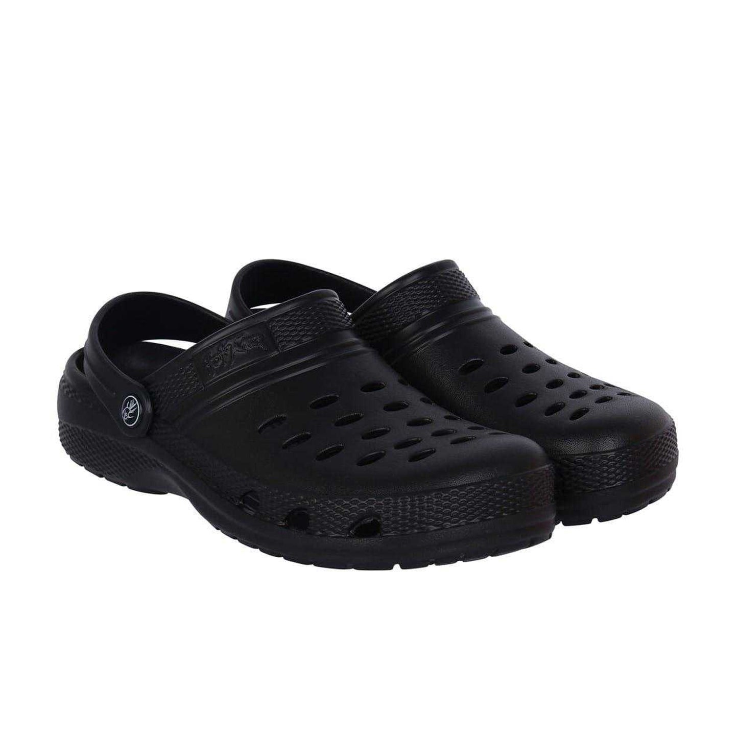 Black - Front - Hot Tuna Mens Flat Clogs