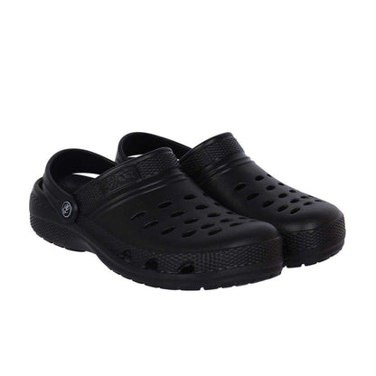 Black - Front - Hot Tuna Mens Flat Clogs
