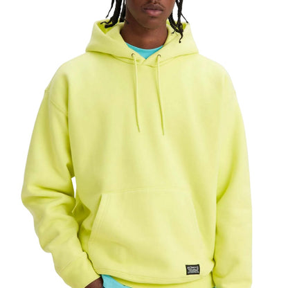 Lime - Side - Levis Mens Skate Hoodie