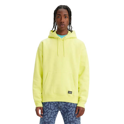 Lime - Front - Levis Mens Skate Hoodie