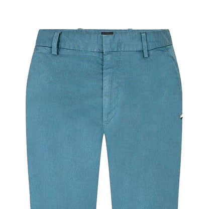 Turquoise-Aqua - Back - Boss Mens Kaito1 Slim Trousers