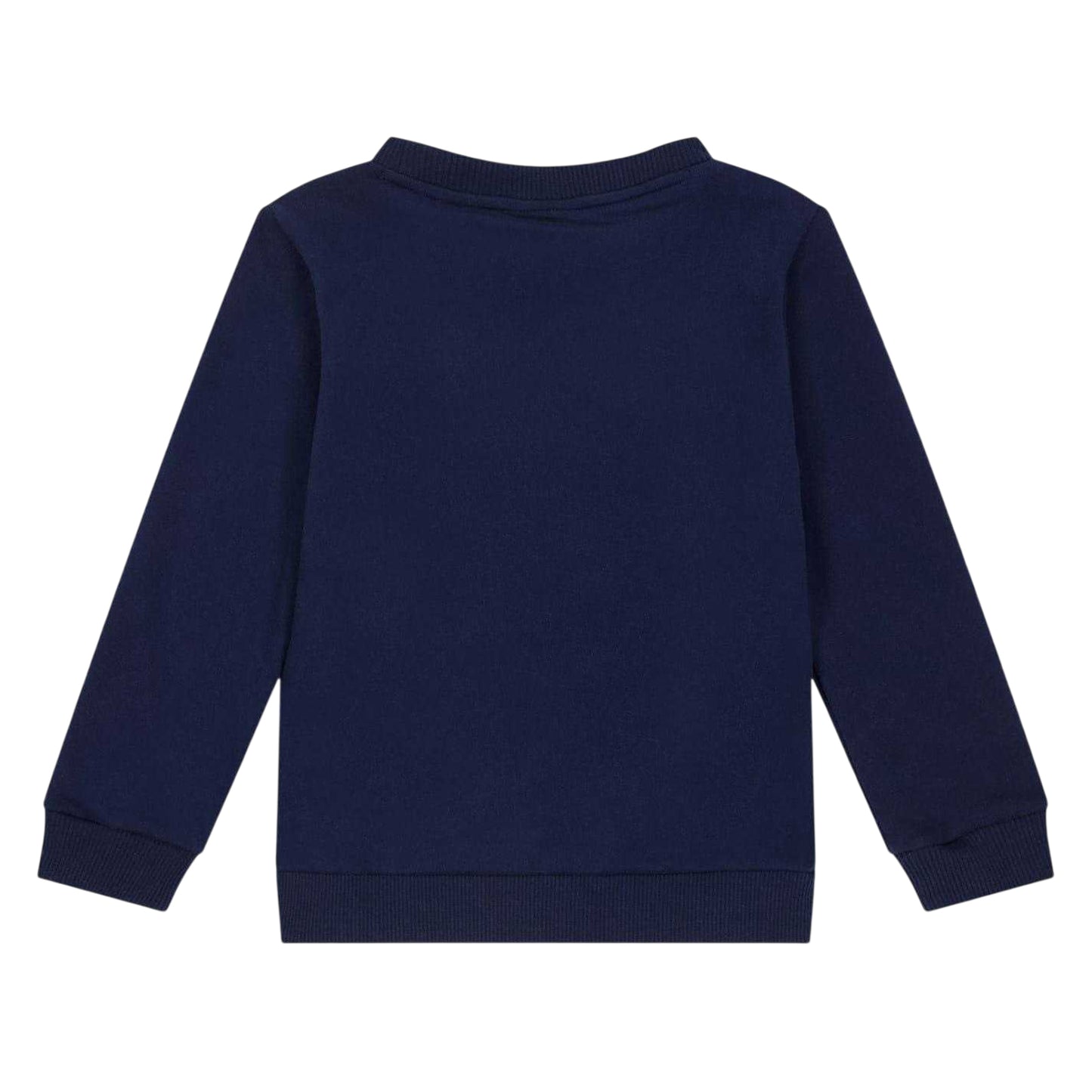 Marine Blue - Back - Lacoste Childrens-Kids Embroidered Logo Crew Neck Sweatshirt