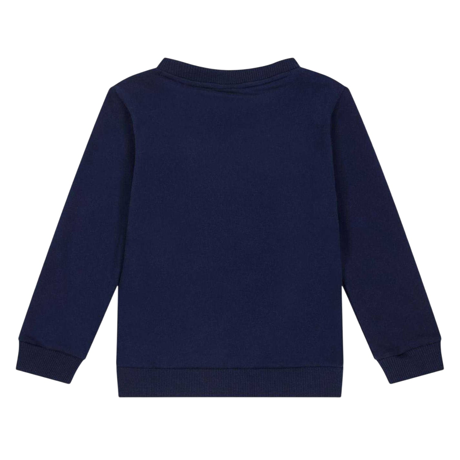 Marine Blue - Back - Lacoste Childrens-Kids Embroidered Logo Crew Neck Sweatshirt