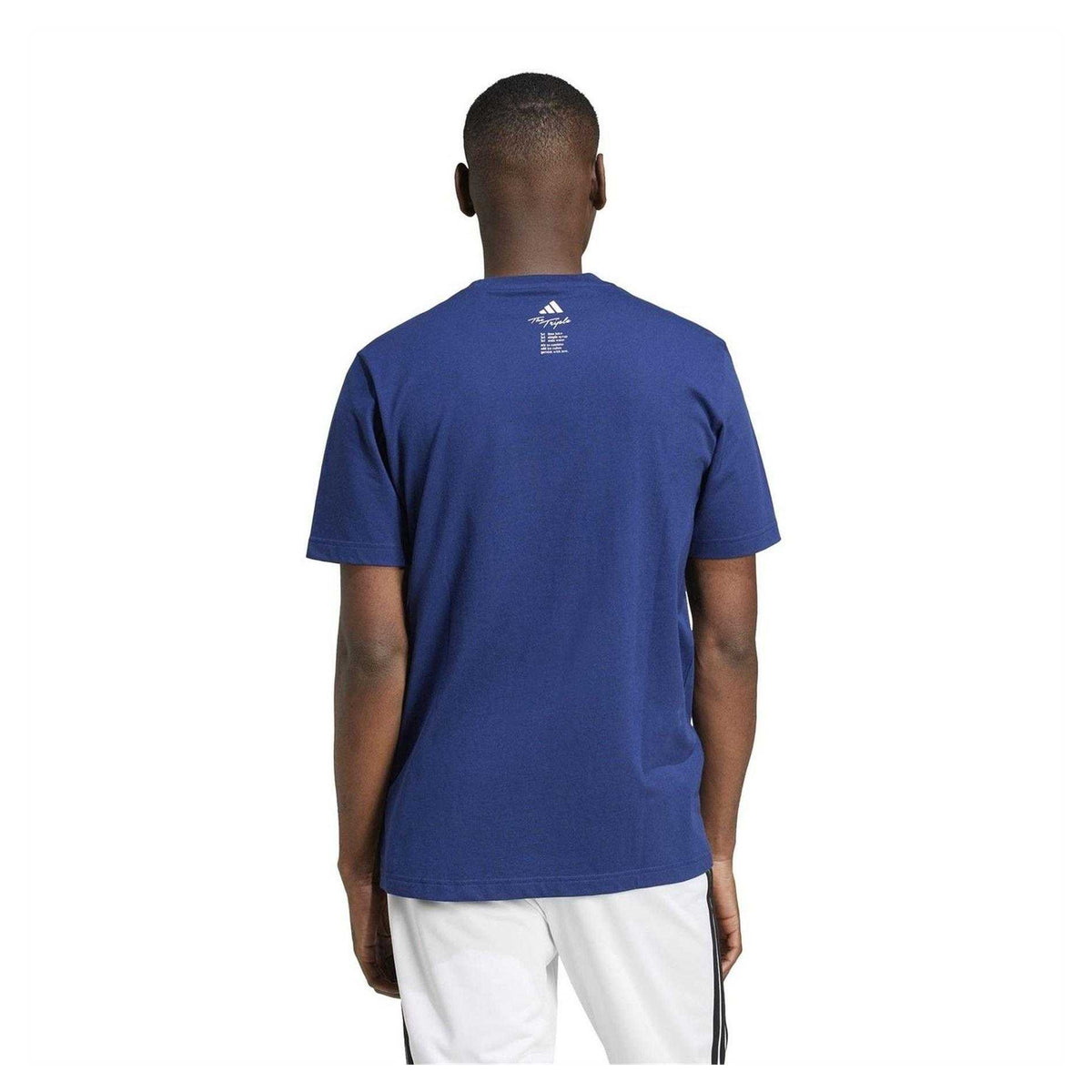 Blue - Back - Adidas Mens Cocktail T-Shirt
