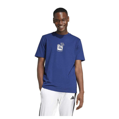 Blue - Side - Adidas Mens Cocktail T-Shirt