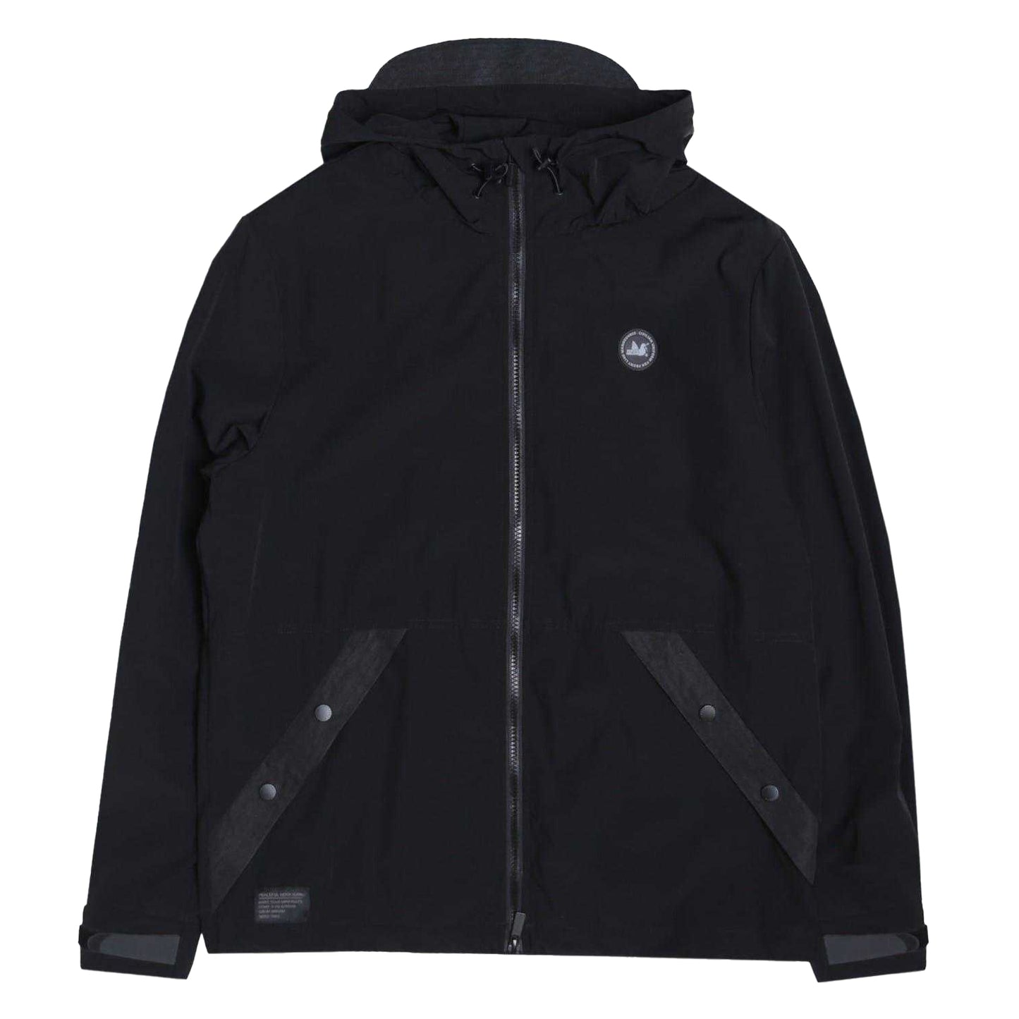 Black - Front - Peaceful Hooligan Mens Cannon Hooded Jacket