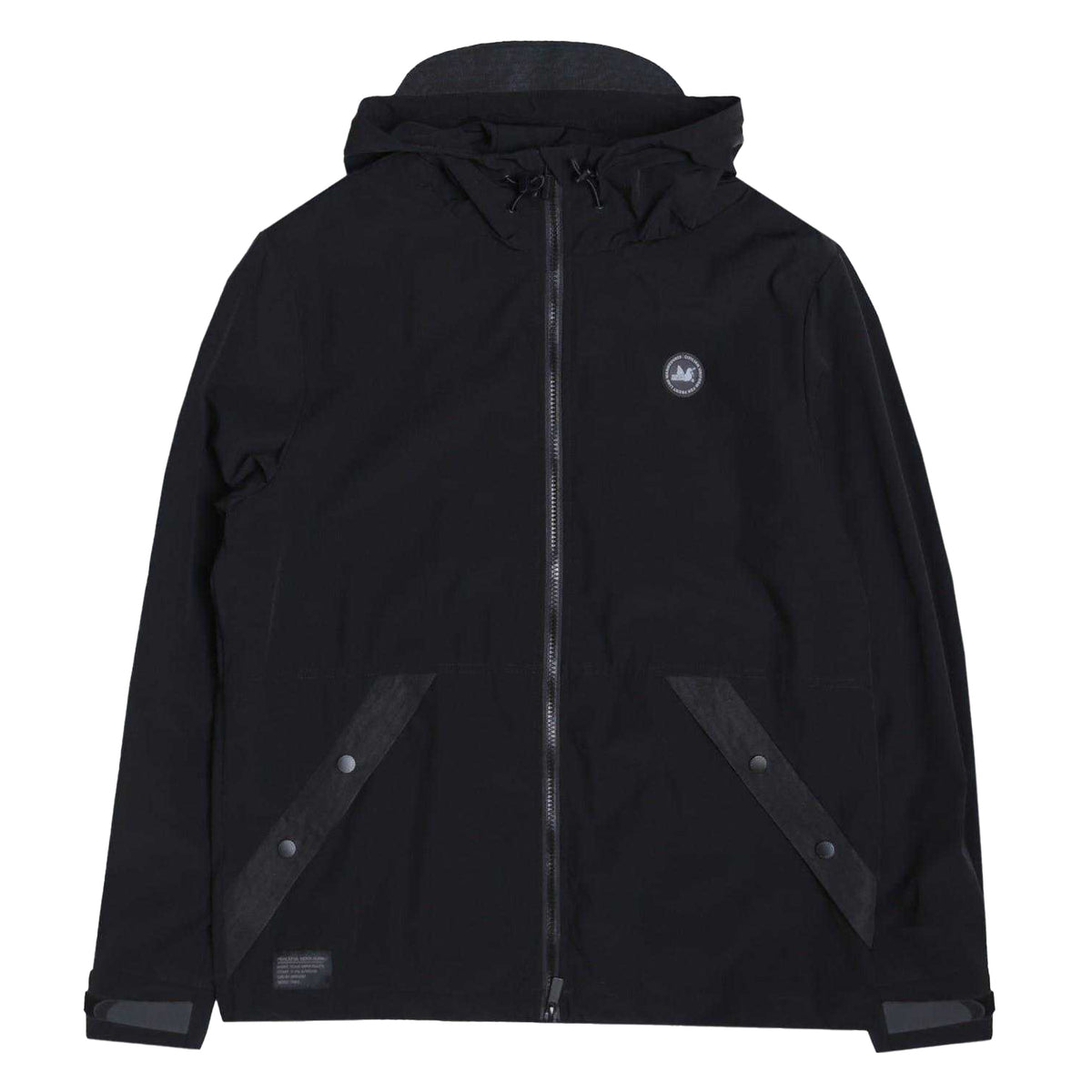 Black - Front - Peaceful Hooligan Mens Cannon Hooded Jacket