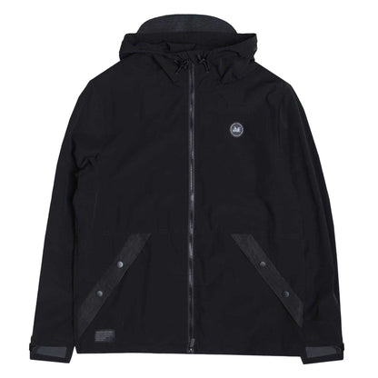 Black - Front - Peaceful Hooligan Mens Cannon Hooded Jacket